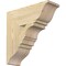 Ekena Millwork Balboa Traditional Rough Sawn Bracket, Douglas Fir, 6"W x 18"D x 18"H BKT06X18X18BOA01RDF - alternate 1